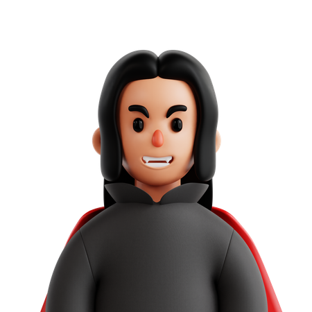 Garoto Drácula  3D Icon