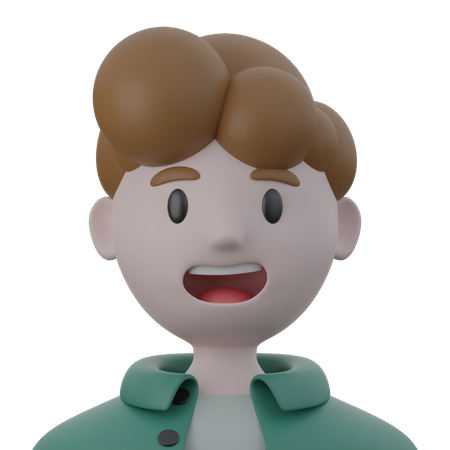 Garoto fofo  3D Icon