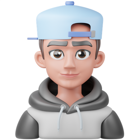 Menino hip-hop  3D Icon