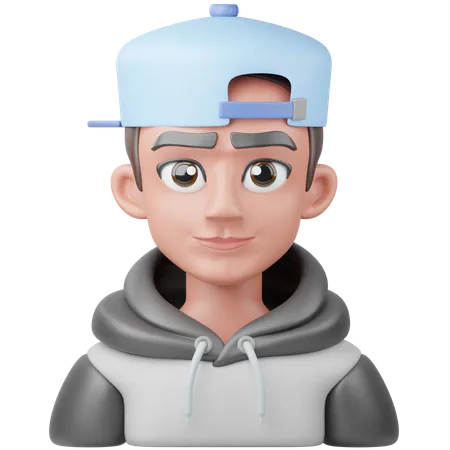 Menino hip-hop  3D Icon