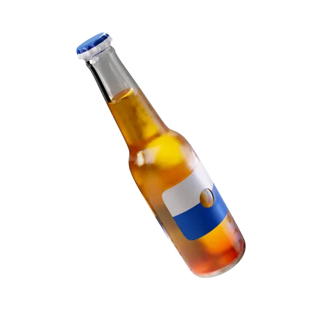 Garrafa de cerveja  3D Illustration