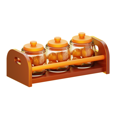 Garrafa de comida  3D Icon