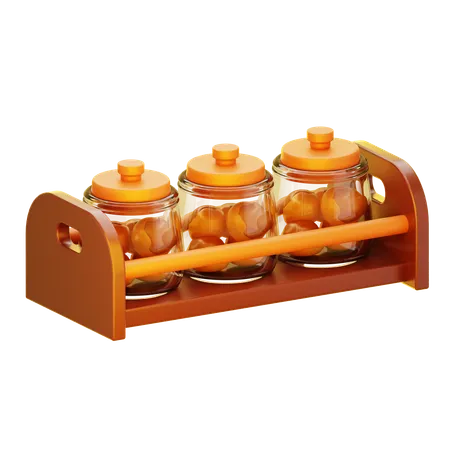 Garrafa de comida  3D Icon