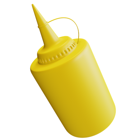 Garrafa de ketchup  3D Illustration