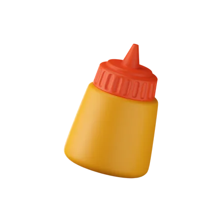 Garrafa de ketchup  3D Icon