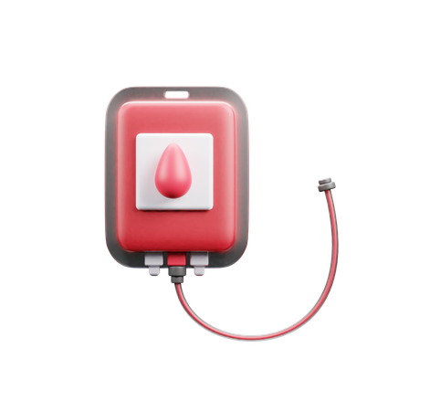 Garrafa de sangue  3D Icon