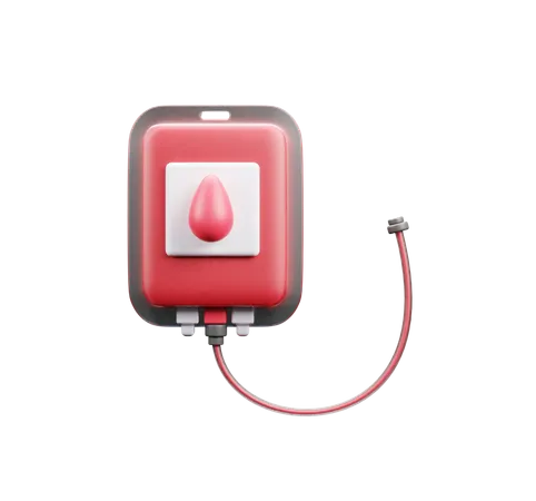 Garrafa de sangue  3D Icon