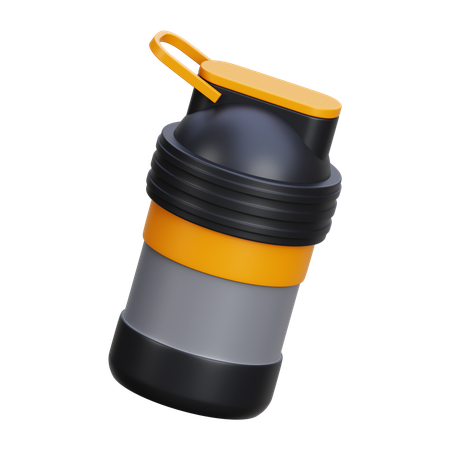 Garrafa de shake de proteína  3D Icon