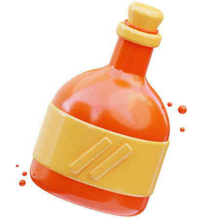 Garrafa de soju  3D Icon