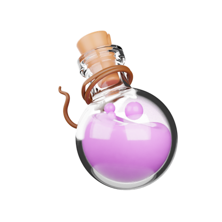 Garrafa de veneno  3D Icon