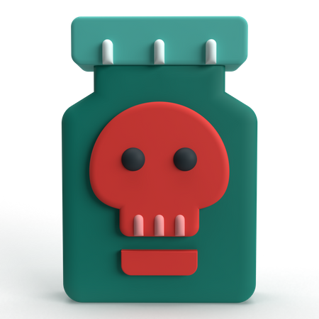Garrafa de veneno  3D Icon