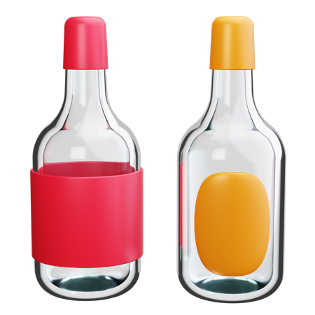 Garrafa de vinho  3D Icon