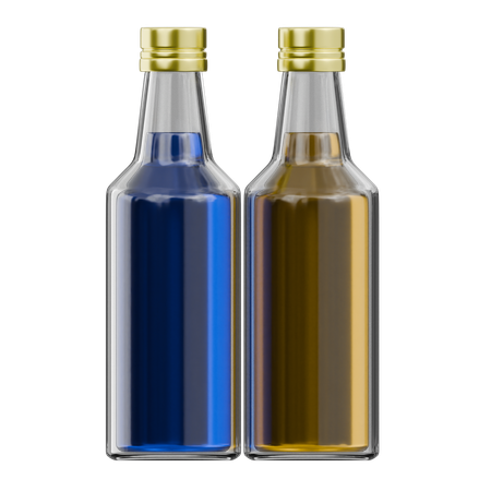 Garrafa de xarope  3D Icon