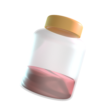 Garrafa de xarope  3D Icon