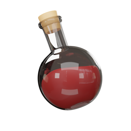 Garrafa de xarope  3D Icon