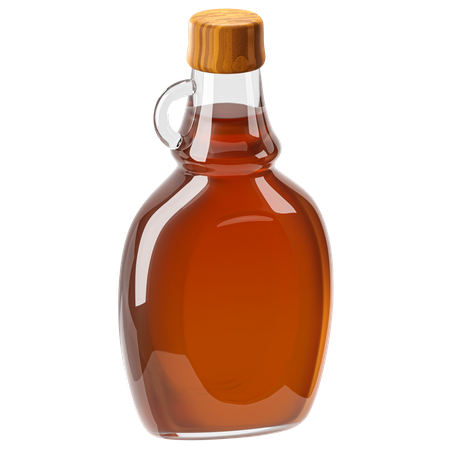 Garrafa de xarope de bordo  3D Icon
