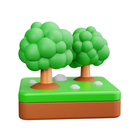 Garten  3D Icon