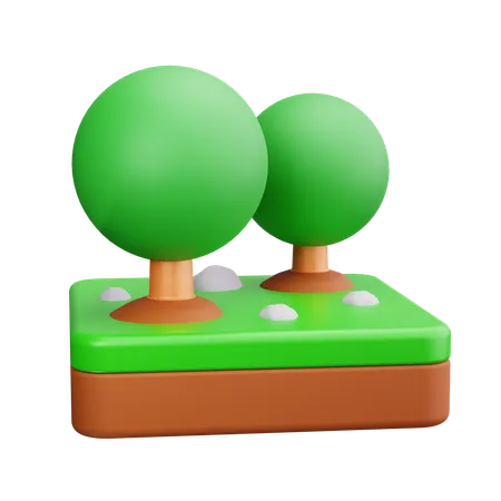 Garten  3D Icon