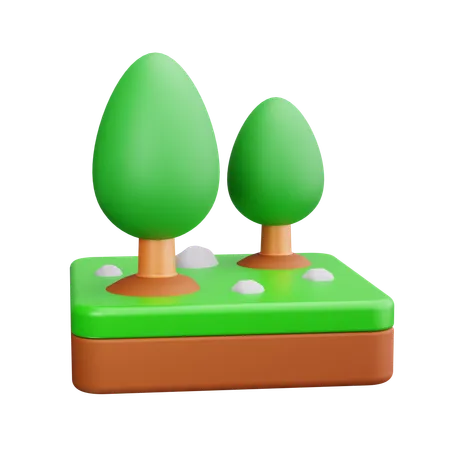 Garten  3D Icon