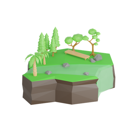 Garten  3D Icon