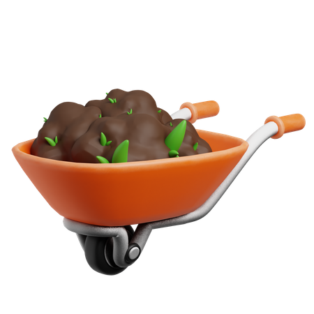 Garten Schubkarre  3D Icon