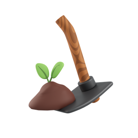 Garten wie  3D Icon