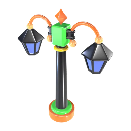 Gartenlampe  3D Icon