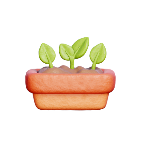 Gartenpflanzen  3D Icon