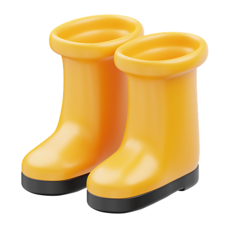 Gartenstiefel  3D Icon