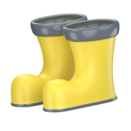 Gartenstiefel  3D Icon