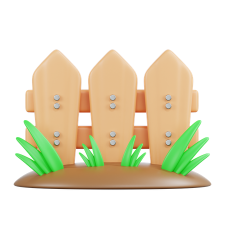 Gartenzaun  3D Icon