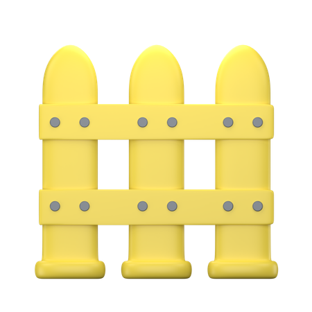 Gartenzaun  3D Icon