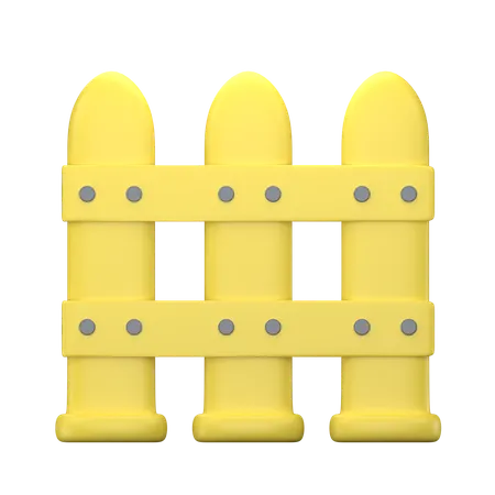 Gartenzaun  3D Icon