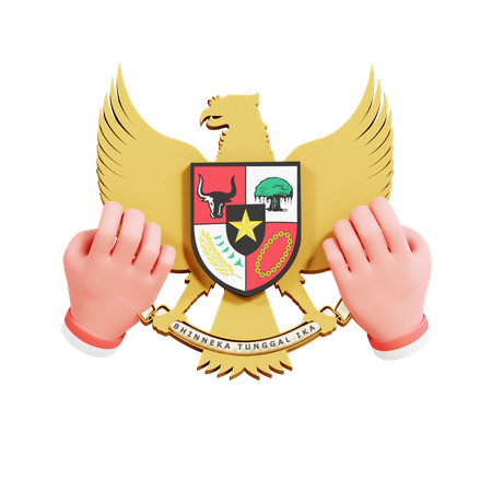 Garuda Hand Gesture  3D Icon