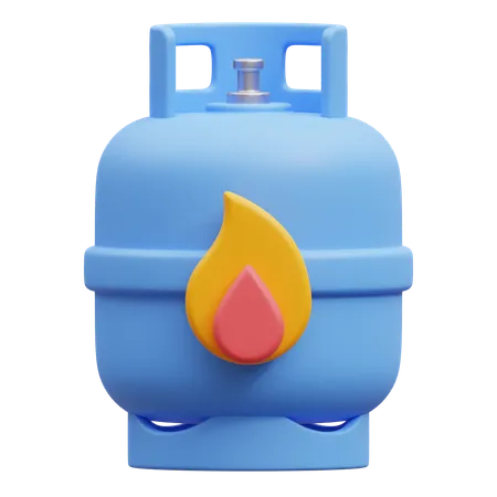 Gas Cylinder  3D Icon