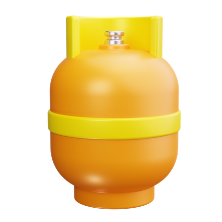 Gas Cylinder  3D Icon