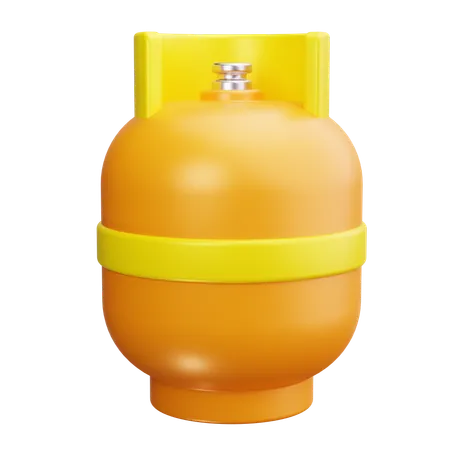 Gas Cylinder  3D Icon