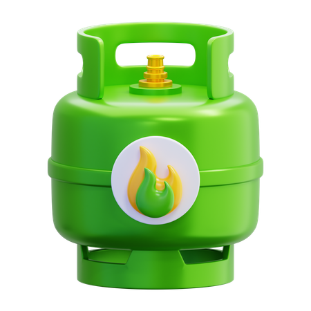 Gas Cylinder  3D Icon