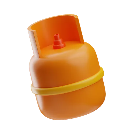 Gas Cylinder  3D Icon