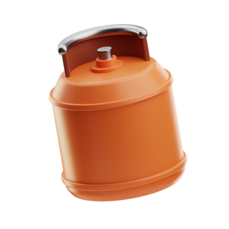 Gas Cylinder  3D Icon