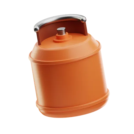 Gas Cylinder  3D Icon