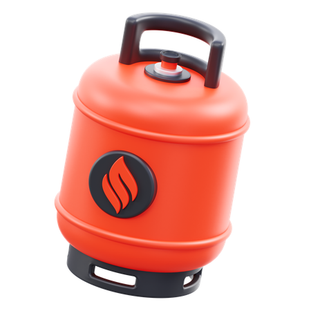Gas Cylinders  3D Icon