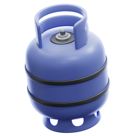 Gas Cylinders  3D Icon
