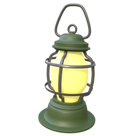 Gas Lantern  3D Icon