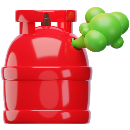 가스 누출  3D Icon