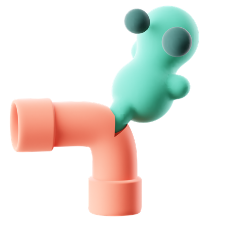Gas Leak  3D Icon