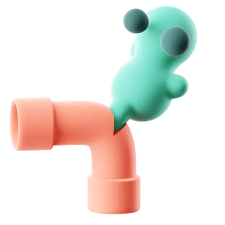 Gas Leak  3D Icon