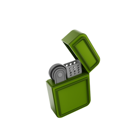 Gas Lighter  3D Icon