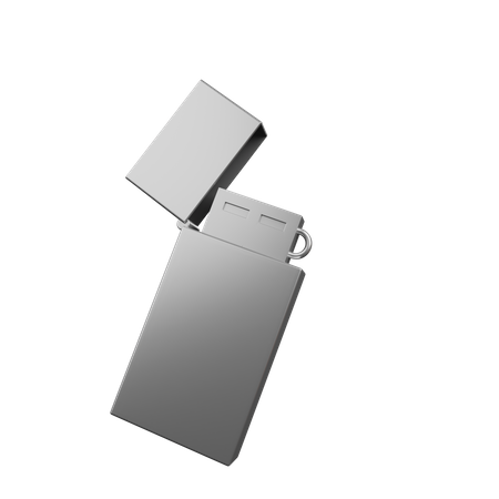 Gas lighter  3D Illustration