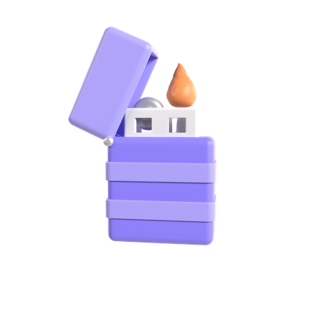 Gas Lighter  3D Illustration